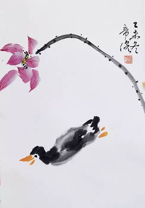 怎样画中国画樱花好看，怎样画中国画樱花好看又漂亮（怎样从零开始，画幅写意的国画）
