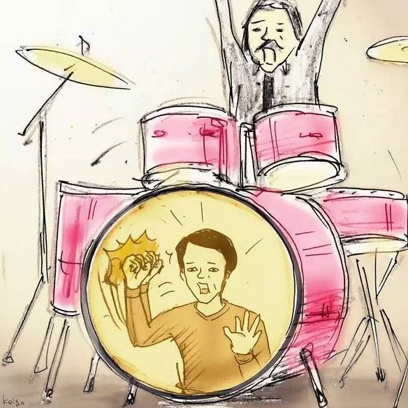 典型的蒙在鼓里.