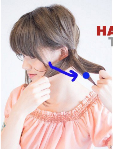 鱼骨辫的编法图解，怎么编鱼骨辫（10步DIY清新可爱双鱼骨辫）