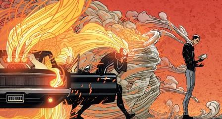 新版恶灵骑士登场,不骑摩托开跑车,《神盾局特工》曝新图