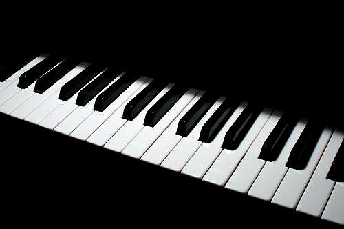 钢琴键盘示意图88键，钢琴88键贴纸对照表图