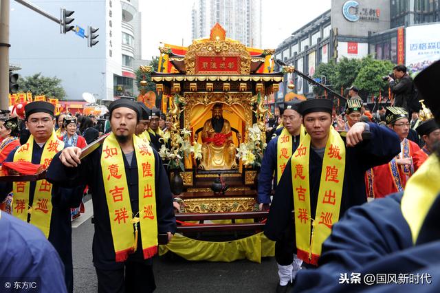 揭阳城隍爷巡城，老人们常说的城隍爷和土地爷都是地方神