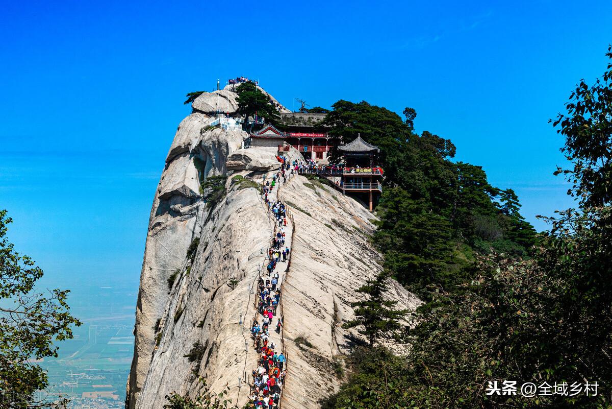 五岳是指哪五座山海拔多少，中国五岳的海拔高度