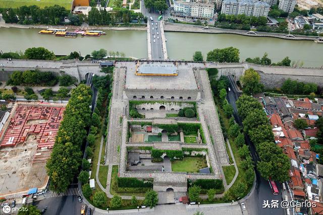 南京现存明城墙简图，南京城墙门从明初13座变成如今16座