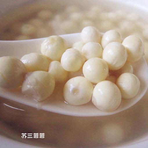 新鲜芡实怎么吃，带壳的新鲜芡实怎么吃（软糯糖水鸡头米）