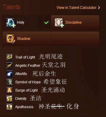 魔兽世界神牧堆什么属性，神牧属性优先级（团队副本欧美服神牧主流天赋属性及附魔选择）