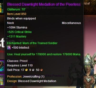 魔兽世界神牧堆什么属性，神牧属性优先级（团队副本欧美服神牧主流天赋属性及附魔选择）