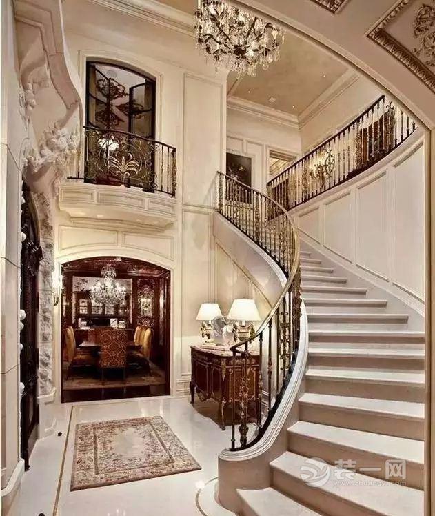 别墅楼梯设计，别墅楼梯设计图与尺寸详图（24款楼梯装修设计效果图）