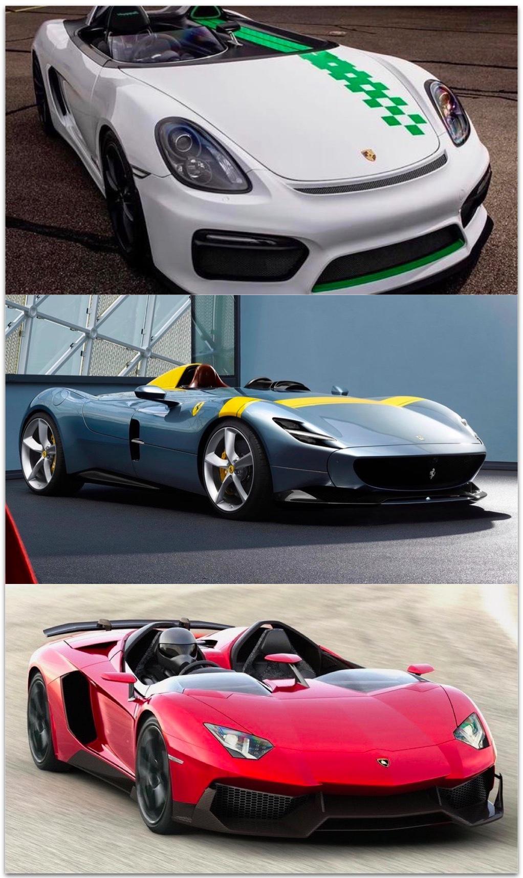 保时捷981 bergspyder/法拉利monza sp1