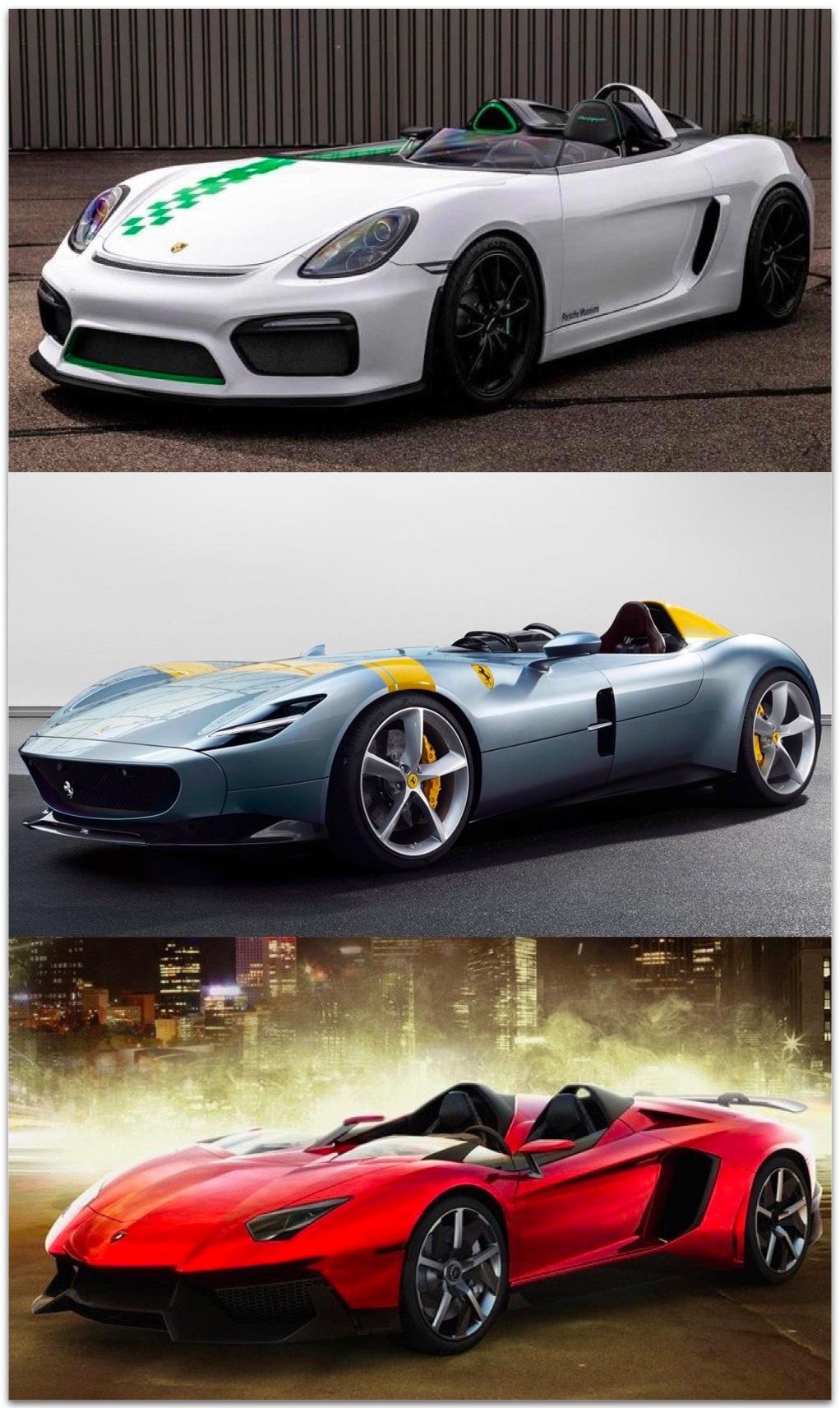 保时捷981 bergspyder/法拉利monza sp1