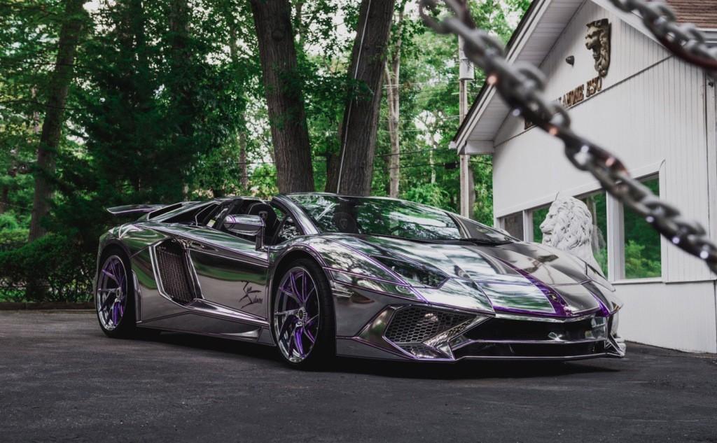 电镀银-兰博基尼aventador sv_aventador车友圈_懂车帝