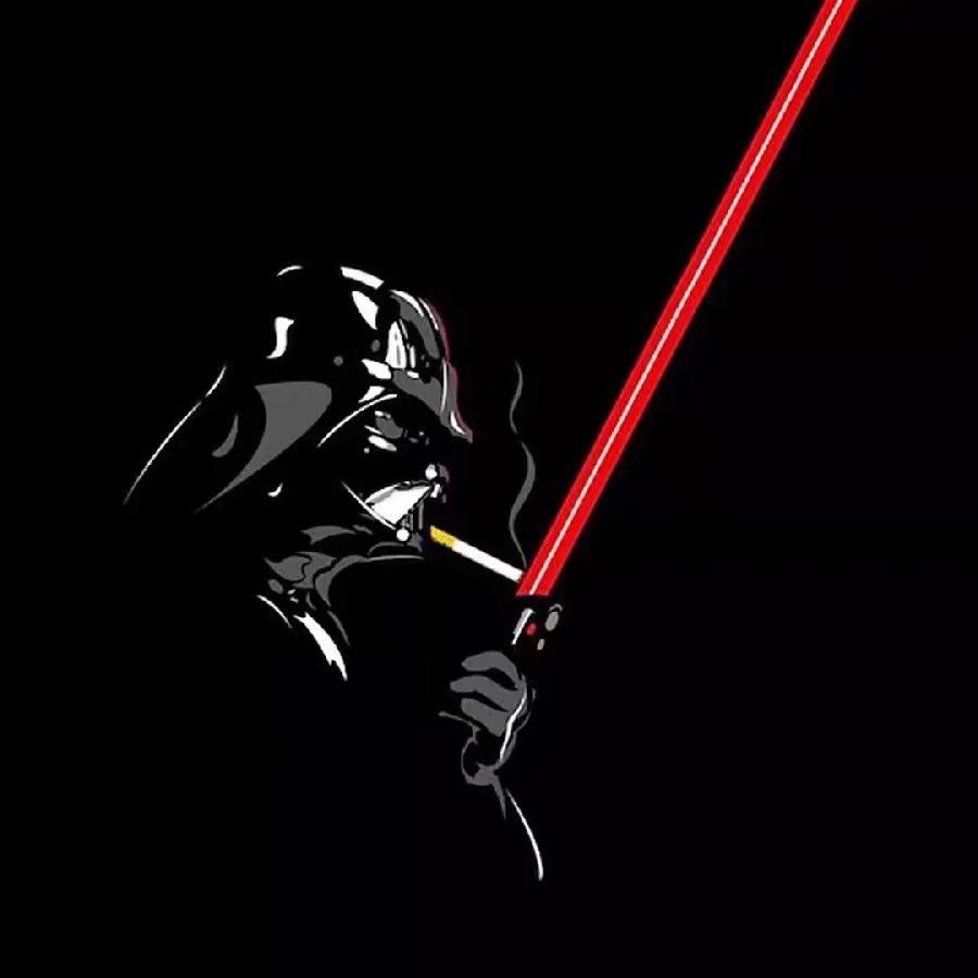 吸烟的达斯维达