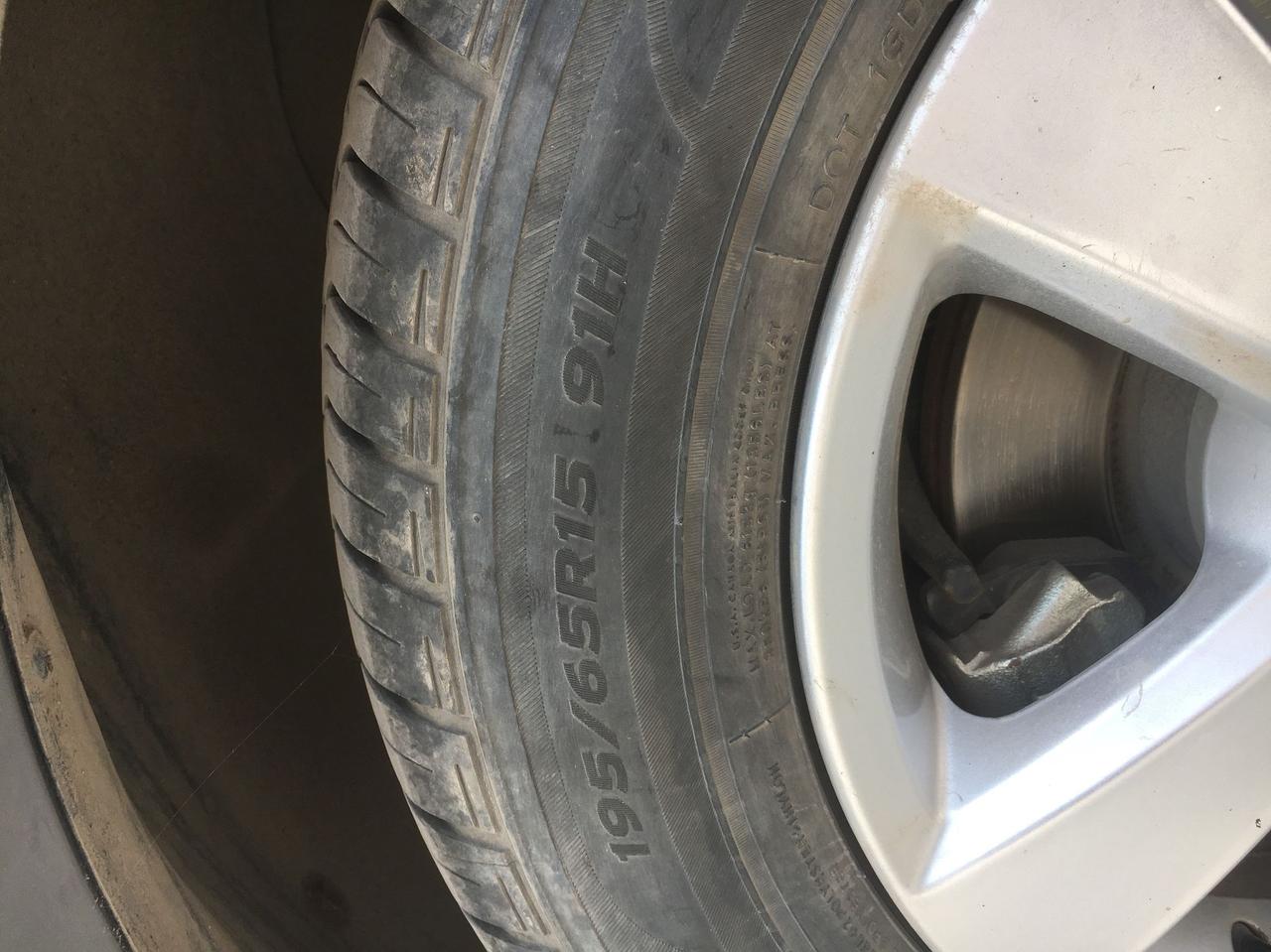 13款大众朗逸的原车轮胎19565r15的刚刚好