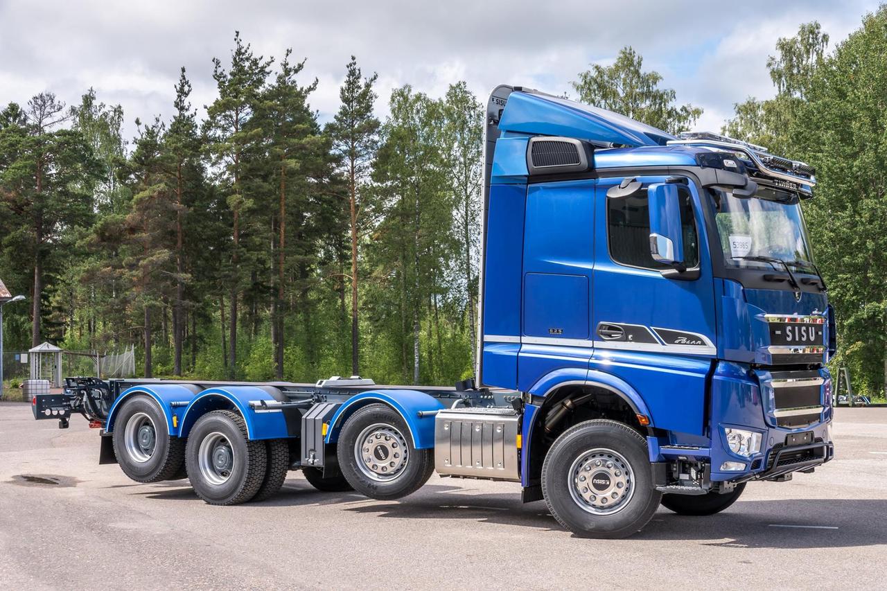 芬兰另一款最新木材运输卡车地点芬兰西苏汽车公司