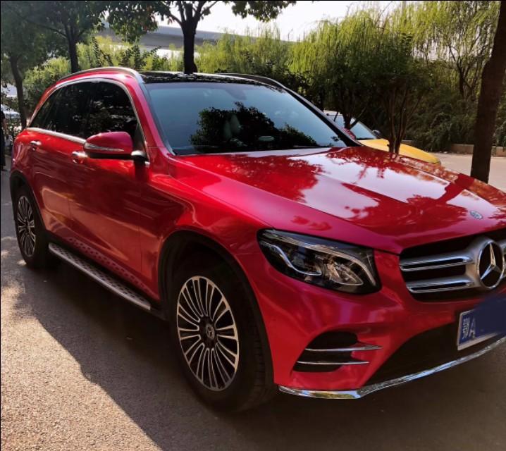 奔驰glc水晶玫红