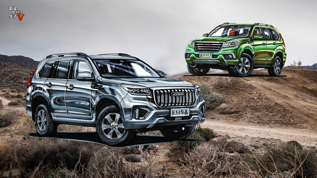 历代哈弗h9手绘汽车壁纸分享够酷