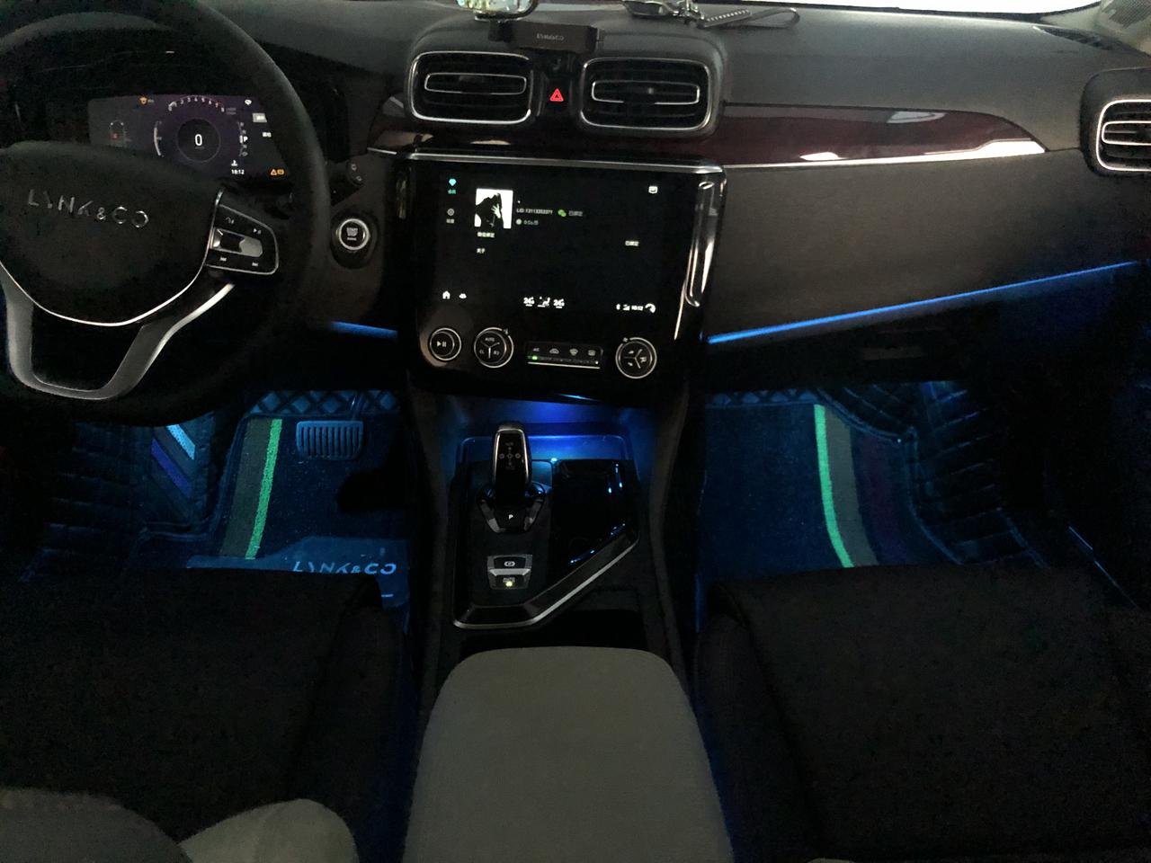 21款领克02专用64色氛围灯67