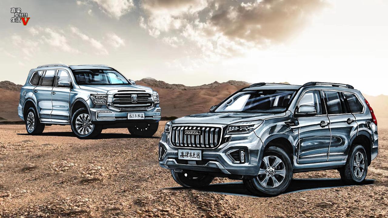 历代哈弗h9手绘汽车壁纸分享够酷