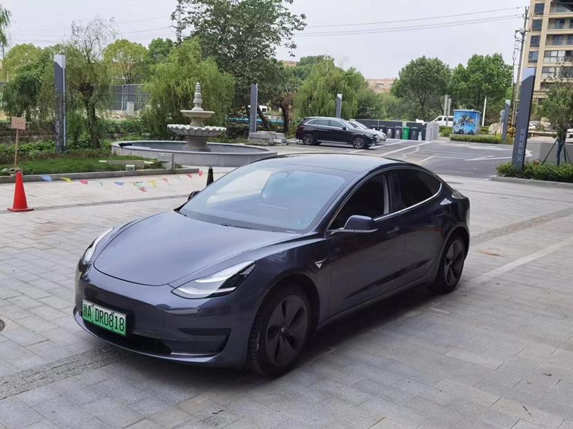 20年特斯拉model3冷光银