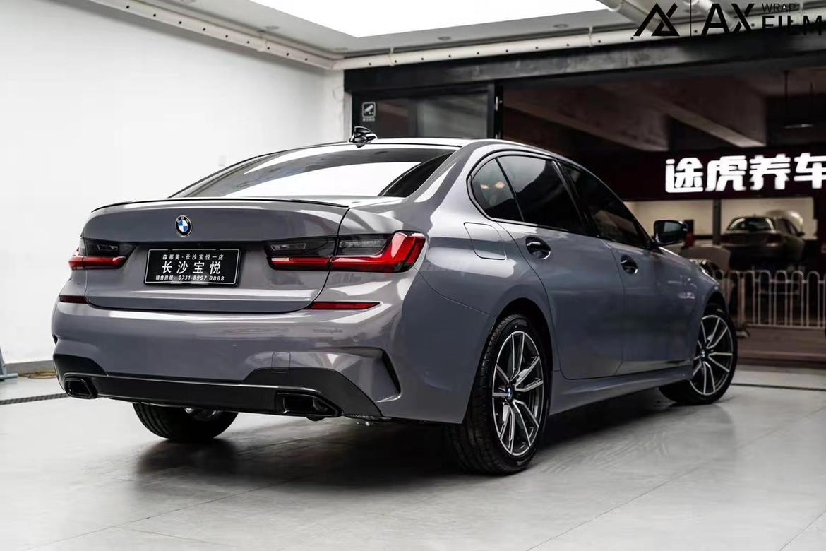 宝马3系改色贝尔尼纳灰