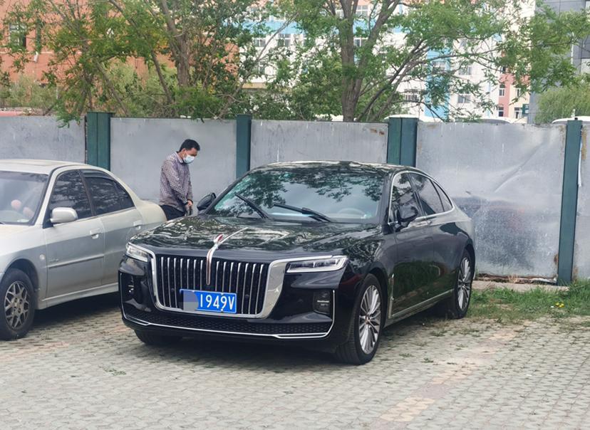 只有红旗h9才配得上"1949"这个车牌吧,太适合啦_懂车帝