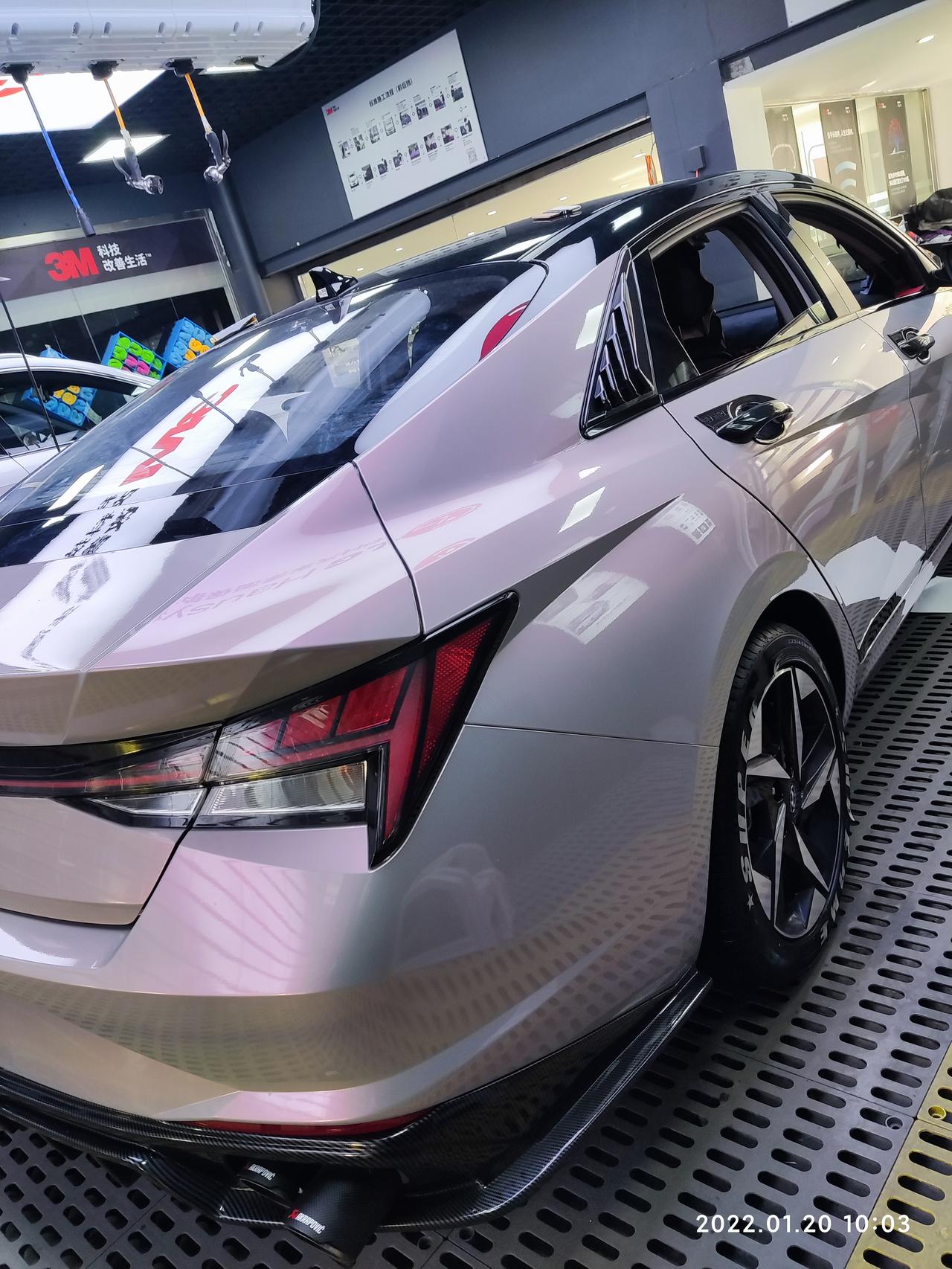 大连专业现代伊兰特双色火山灰改色