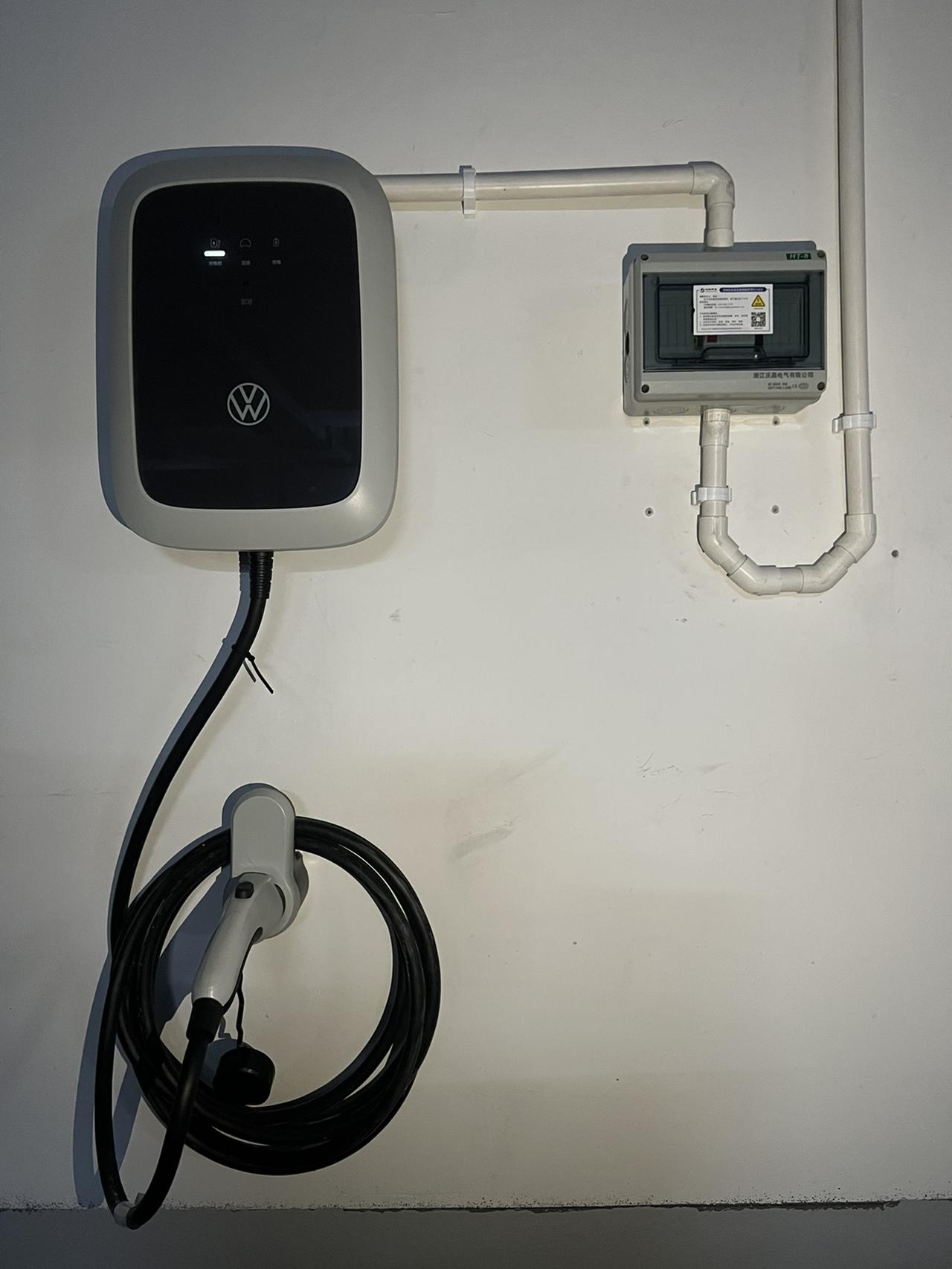 3 充电桩安装_大众id.3车友圈_懂车帝