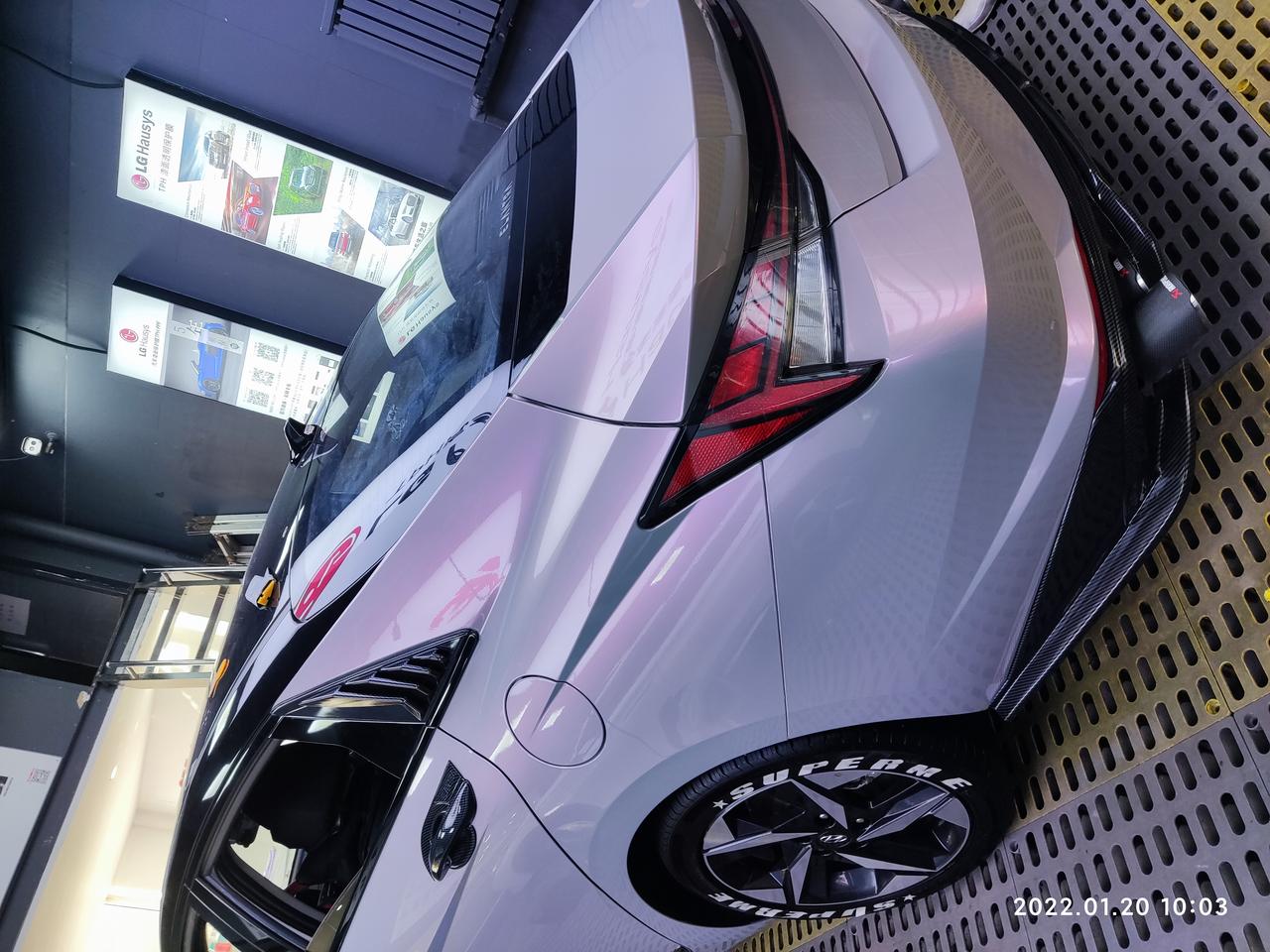 大连专业现代伊兰特双色火山灰改色