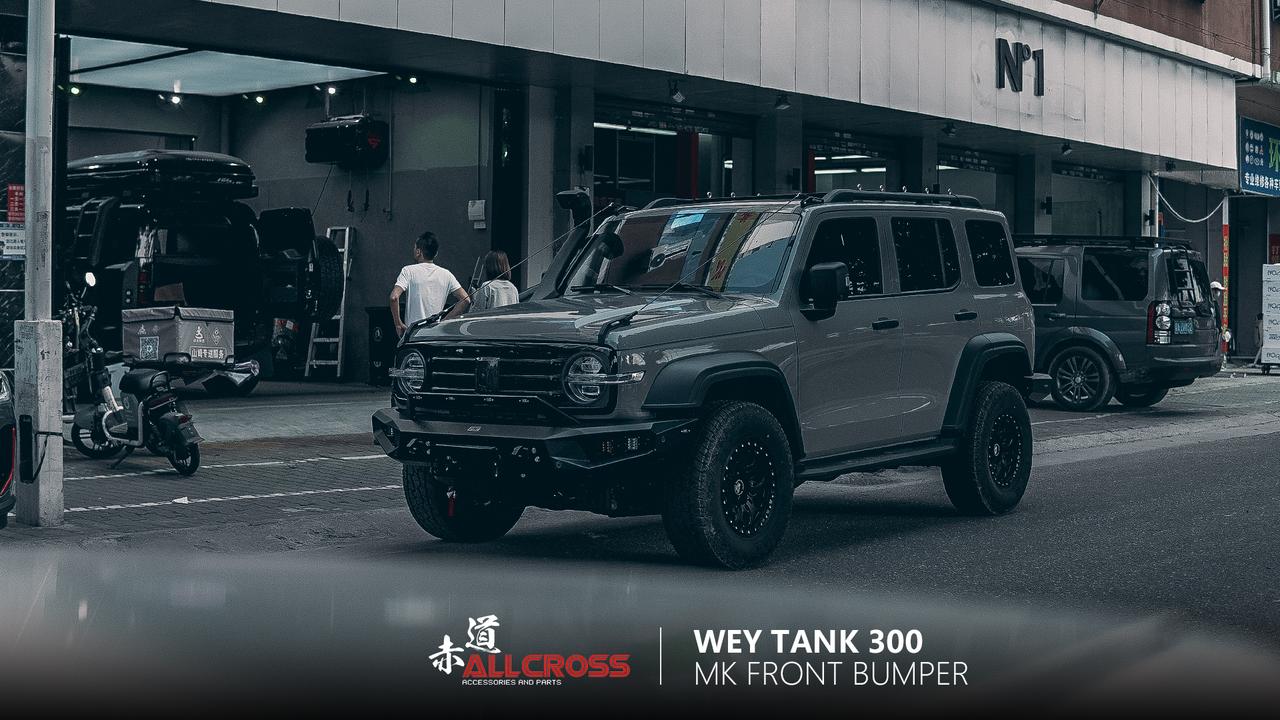 坦克300改装雄鹿越野轮毂装车效果图