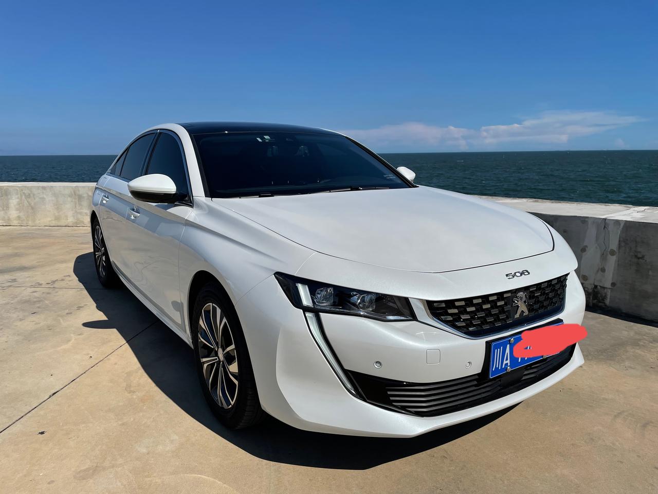 21款白色508l驾控使用感受_标致508l车友圈_懂车帝