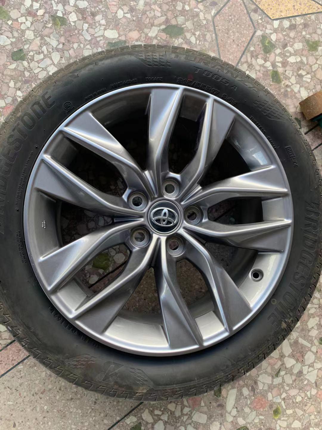 亚洲龙17寸原车轮毂升级18寸换下来的