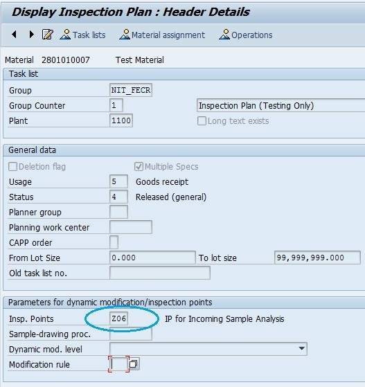 Inspection Points: Key settings and Usage