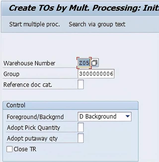 Two Steps Picking Process in SAP-WM