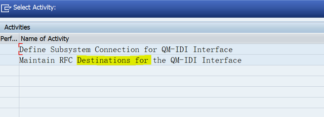 SAP QM-IDI 初探