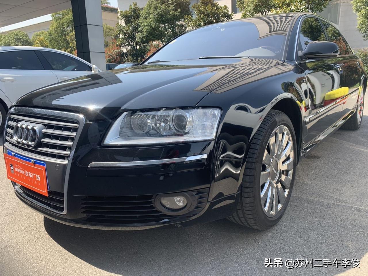 05款进口奥迪a8老车子,现在看还是很有感觉的,全车现在漆面