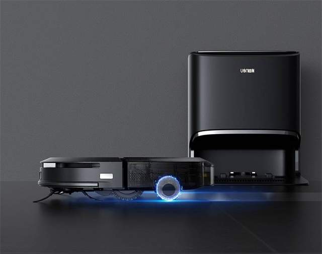 UONI由利A1 Pro扫地机器人，首款实时水洗自清洁机器人