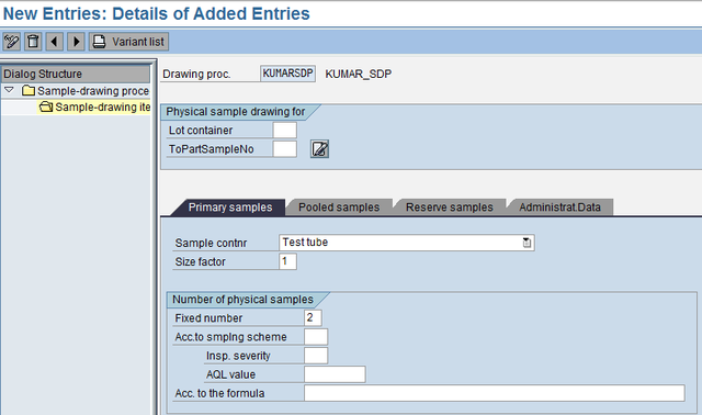 Physical Samples Management in SAP QM