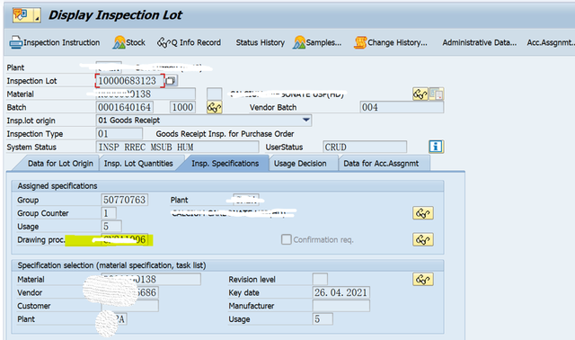 SAP QM 檢驗批上留樣記錄如何看？