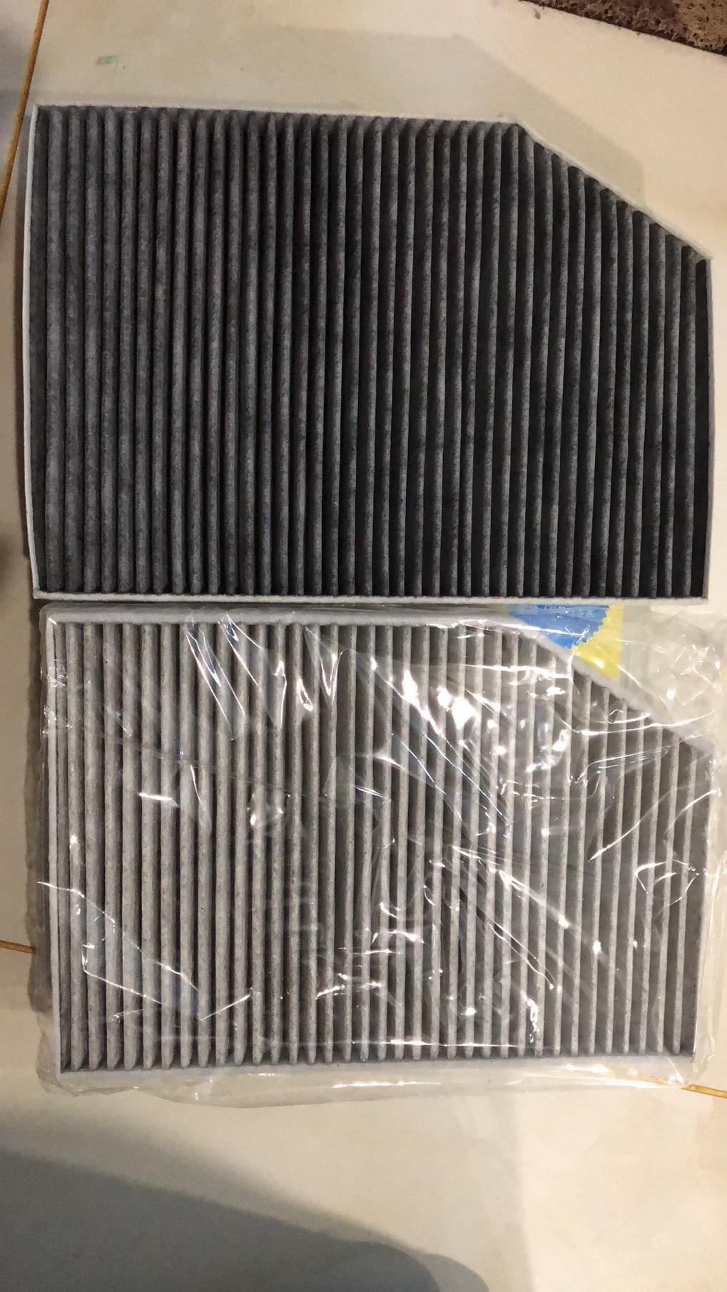 华晨宝马x3配套的空调滤芯,自己从网上买的,马勒的80块钱