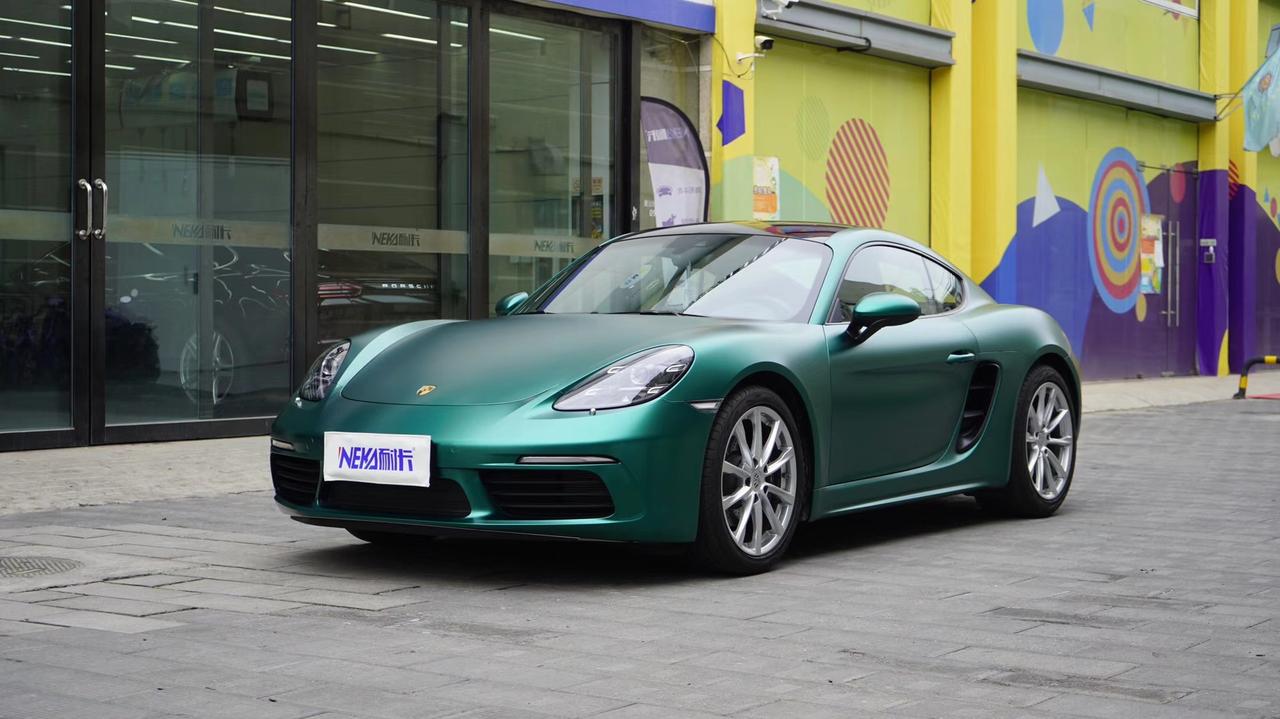 保时捷 718 改色(祖母绿_保时捷718车友圈_懂车帝