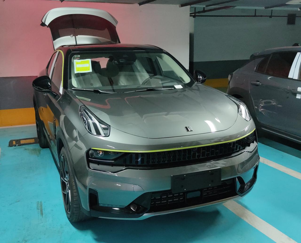 领克05,耀halo,今天提车了,10号下订,25号通知我可