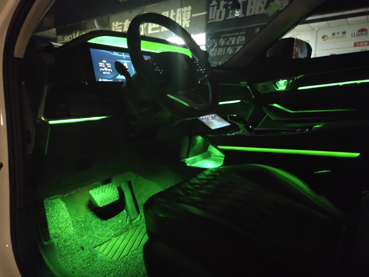 奔腾t99国内最强氛围灯改装