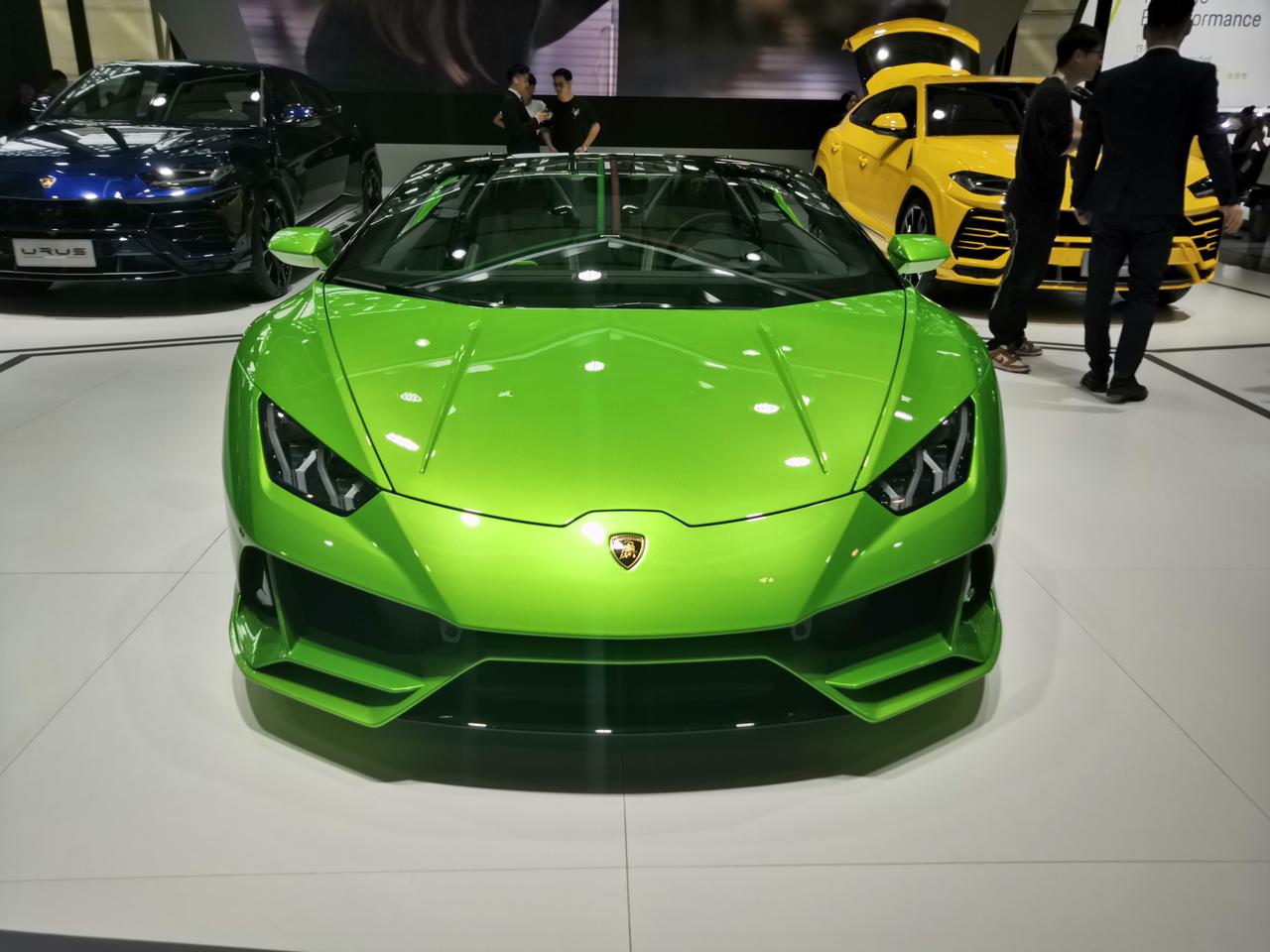 绿色小牛广州车展上兰博基尼的唯一一台超跑