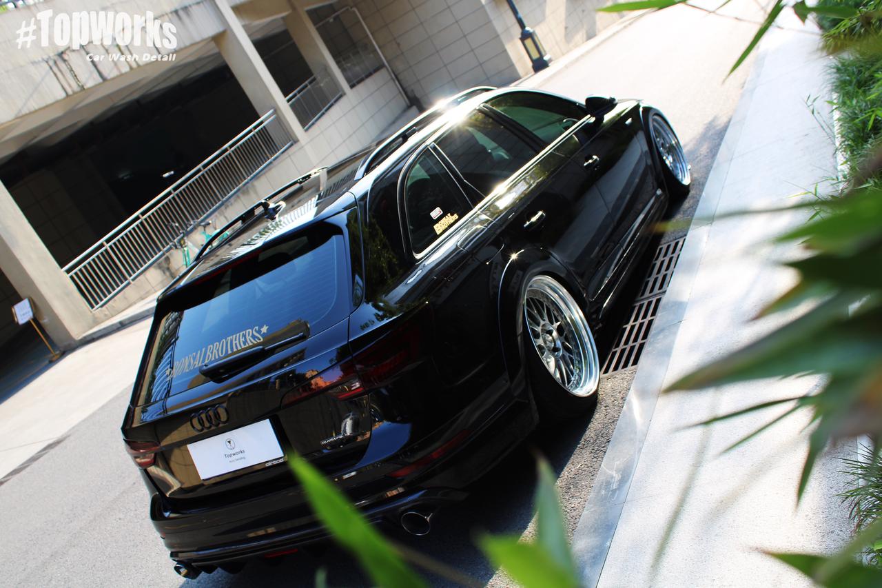 a4 allroad 化身黑武士想使用黑色改色膜装贴 但又