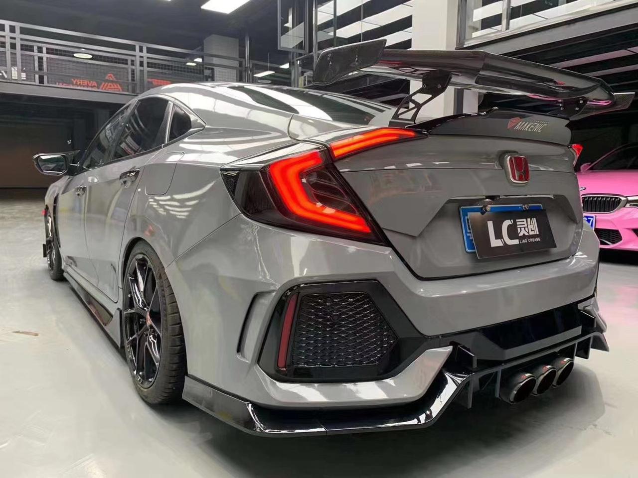 今日分享思域改色膜(水晶纳多灰_思域车友圈_懂车帝