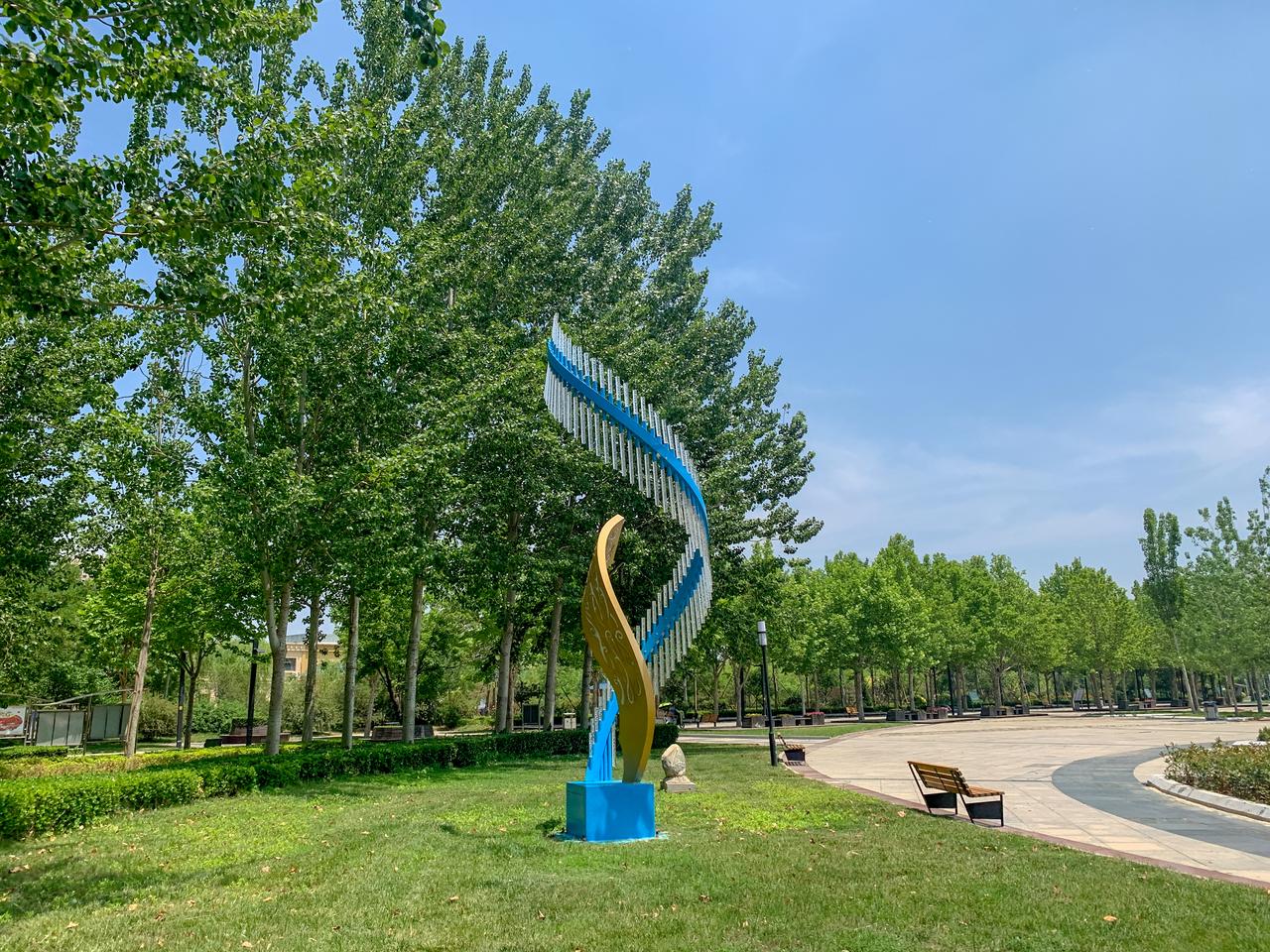 去植物园呼吸新鲜空气滨州植物园设计范围为北起黄河十一路,南