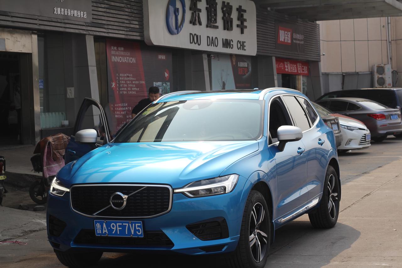 沃尔沃xc60改色3m午夜蓝