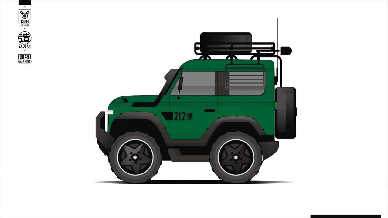 凶萌袭来,北京吉普212>造型卡通,但这是汽车文化第一步 大