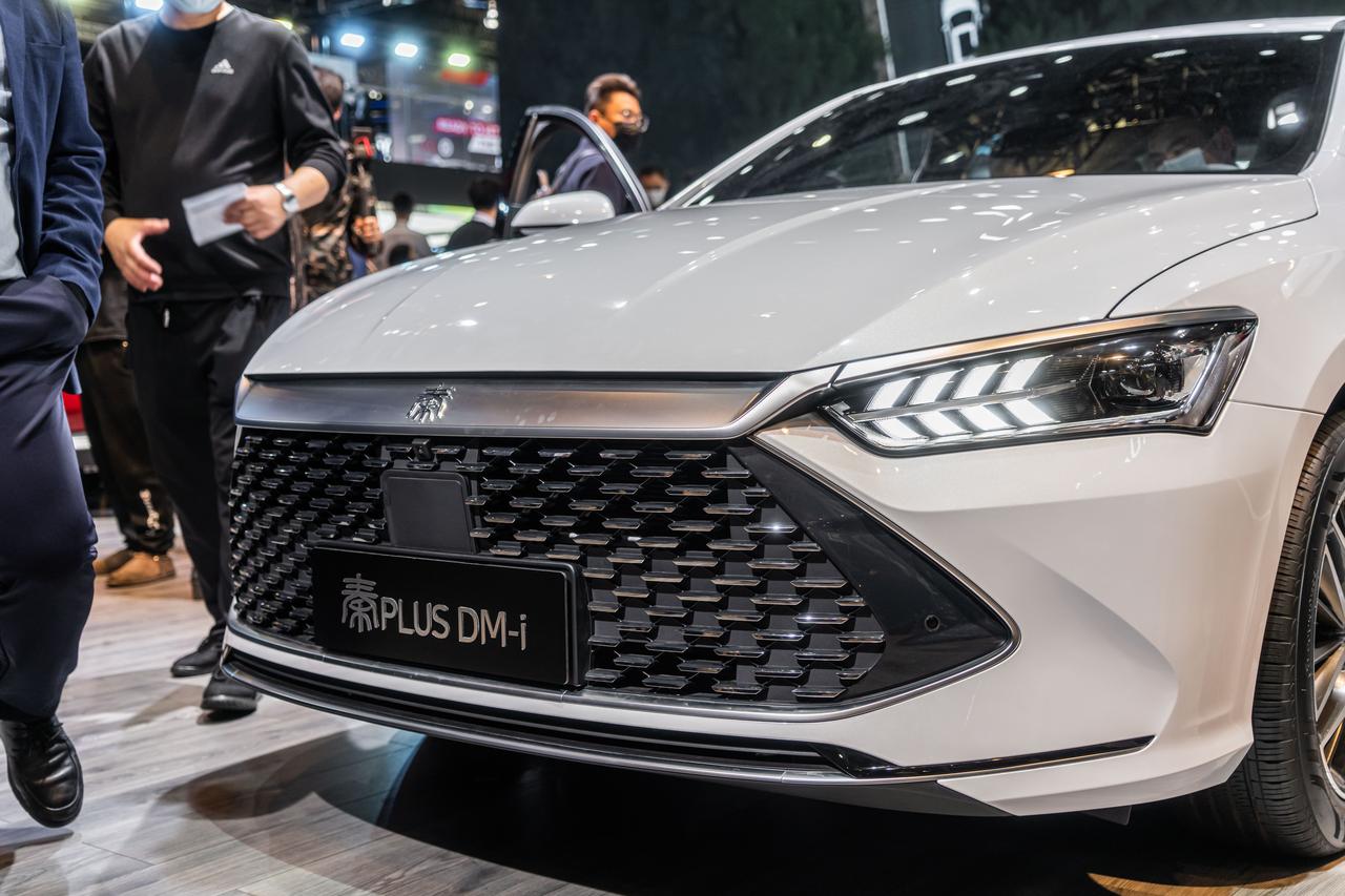 2021上海车展秦plus dm-i 比亚迪秦plus d