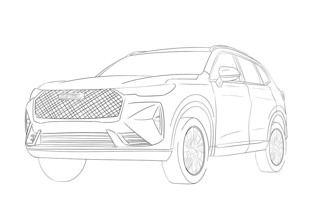 虾画画系列之轰六_哈弗h6车友圈_放克吉太_懂车帝